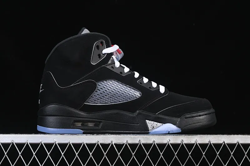 All categories Air Jordan Jordan series basketball shoes Air Jordan 5 GX foreign trade version Air Jordan 5 Black "Metallic Reimagined" AJ5 Joe 5 black silver HF3975-001